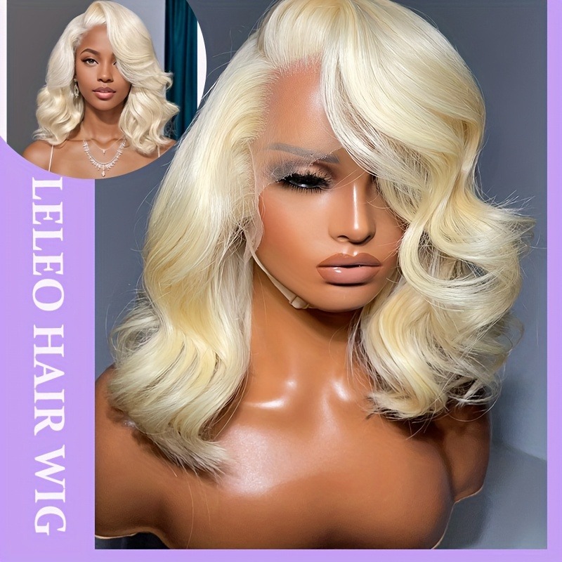 613 Blonde Body Wave Lace Front Wig - 613 Парик с кружевной основой, изготовленный