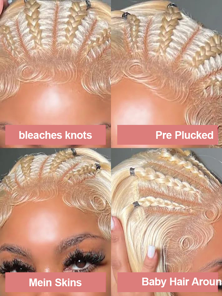 Парик из натуральных волос с в – обзор и цена 613 Blonde Body Wave Lace Front Wig