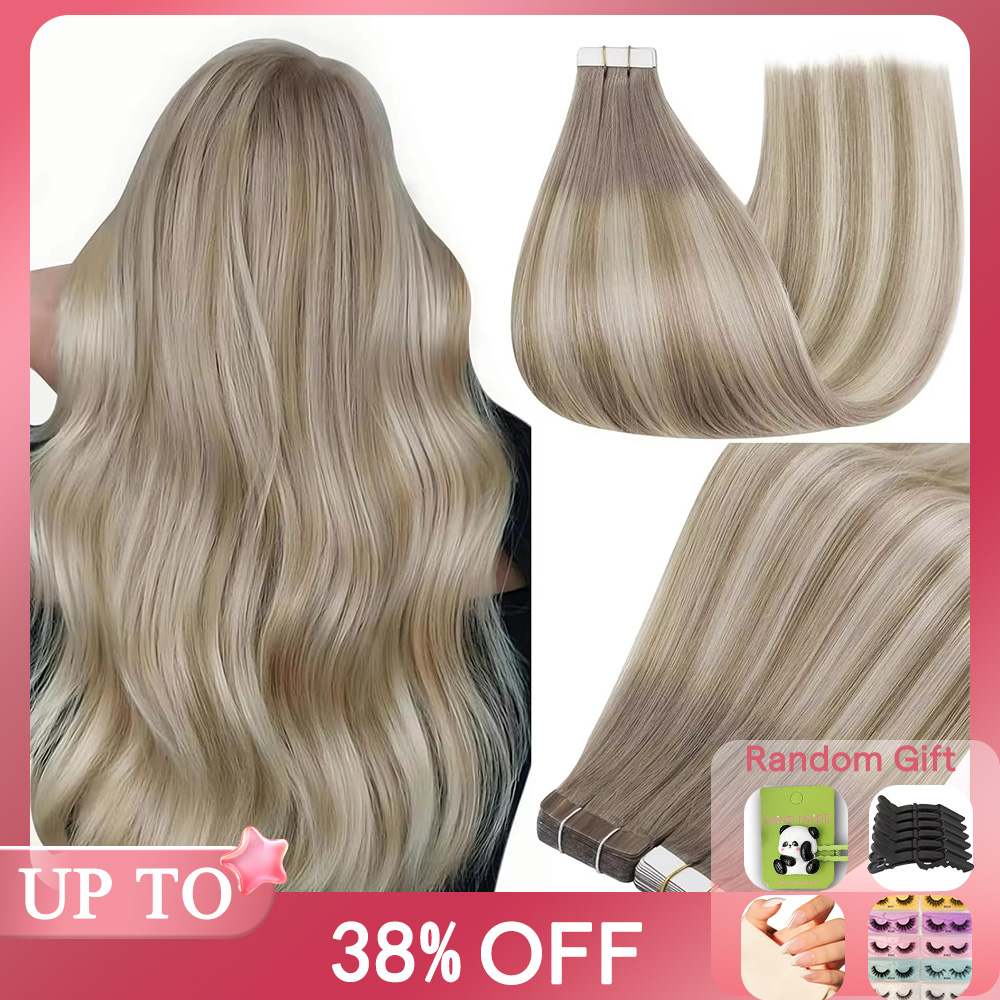 Полный блеск Лента для наращив – обзор и цена Invisible Tape In Extensions Real Hair