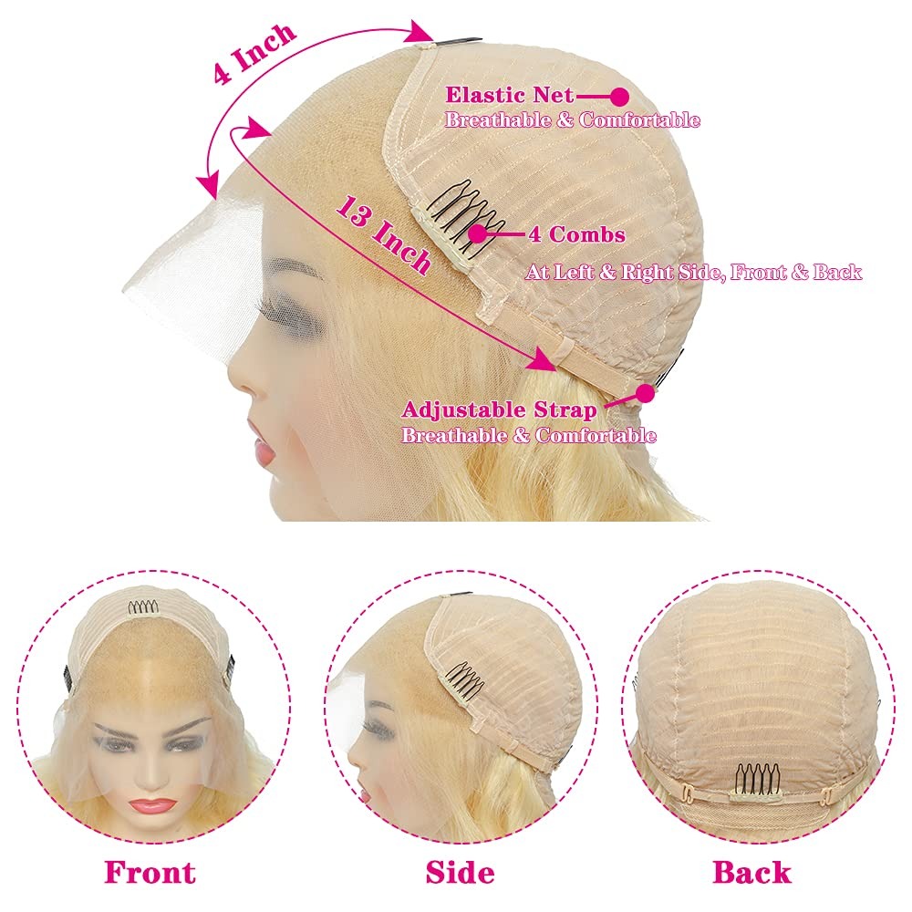 Парик с кружевной передней час – обзор и цена 613 Blonde Body Wave Lace Front Wig