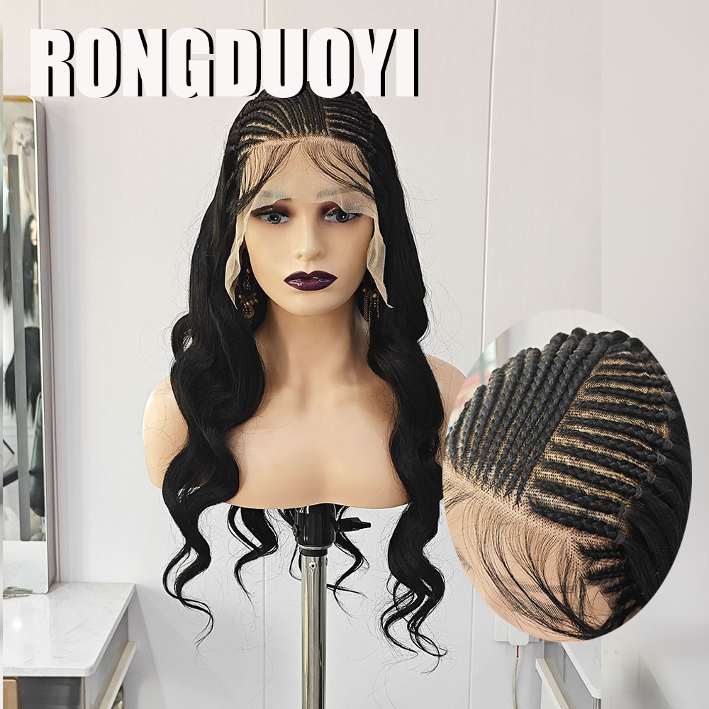 Синтетический парик RONGDUOYI  – обзор и цена Synthetic Braided Wigs For Black Women